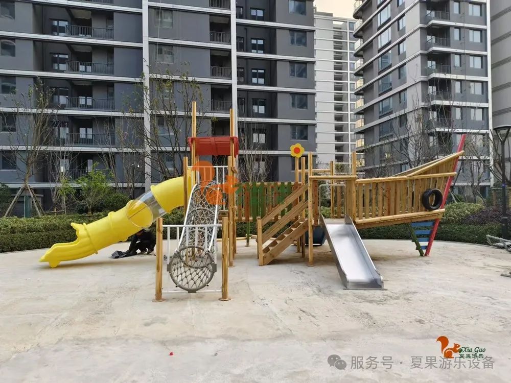 浙江寧波明賢府小區(qū)兒童游樂設施項目案例(圖4)