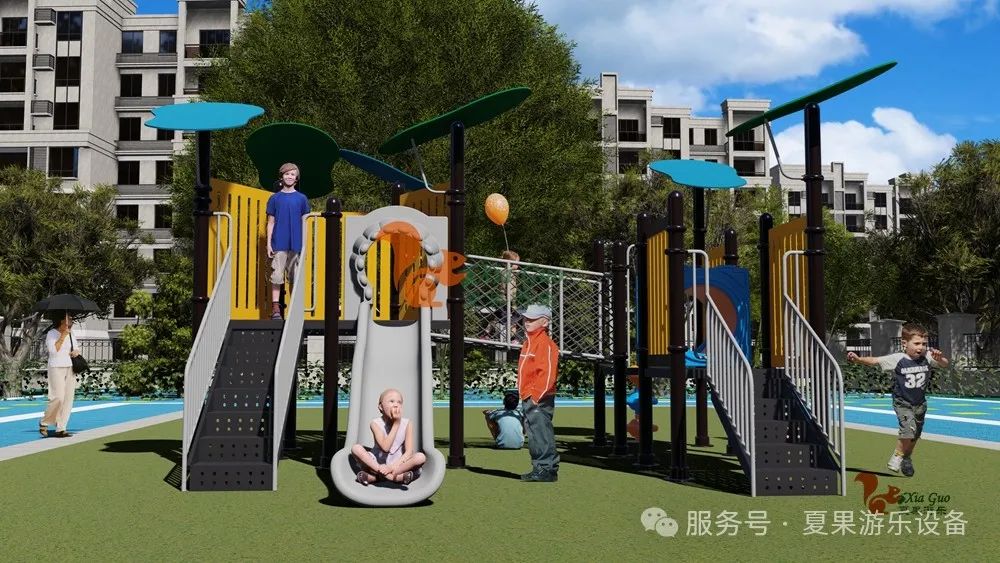 浙江寧波明賢府小區(qū)兒童游樂設施項目案例(圖7)