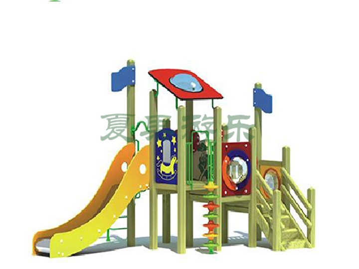 幼儿园大型儿童木质滑梯