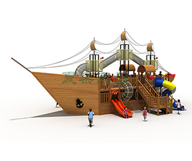 木质组合大型木质海盗船