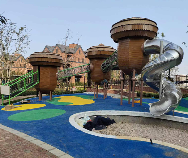 酒店松果造型主题儿童乐园设施