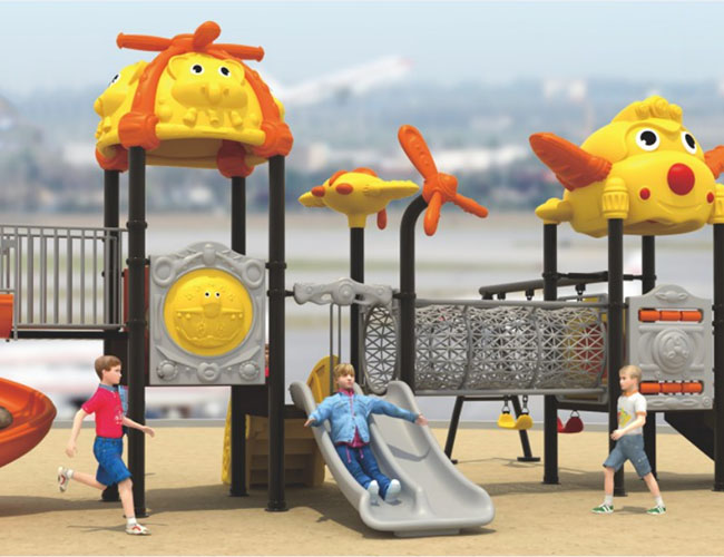 幼兒園中型戶外塑料滑梯