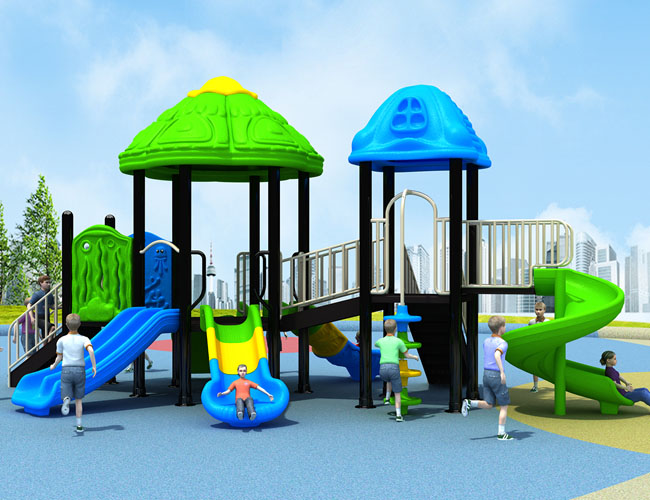 幼兒園小孩塑料滑梯