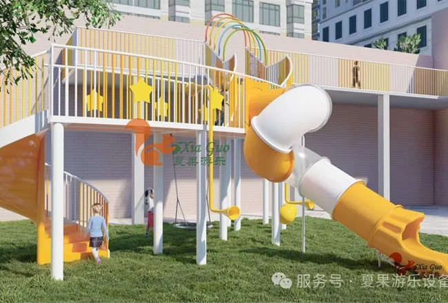 廣東茂名崇尚幼兒園游樂(lè)設(shè)施項(xiàng)目案例