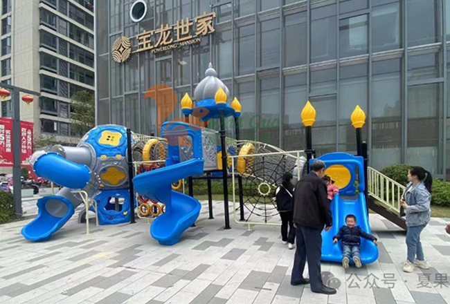福建福州寶龍世家小區(qū)游樂設(shè)備項目案例