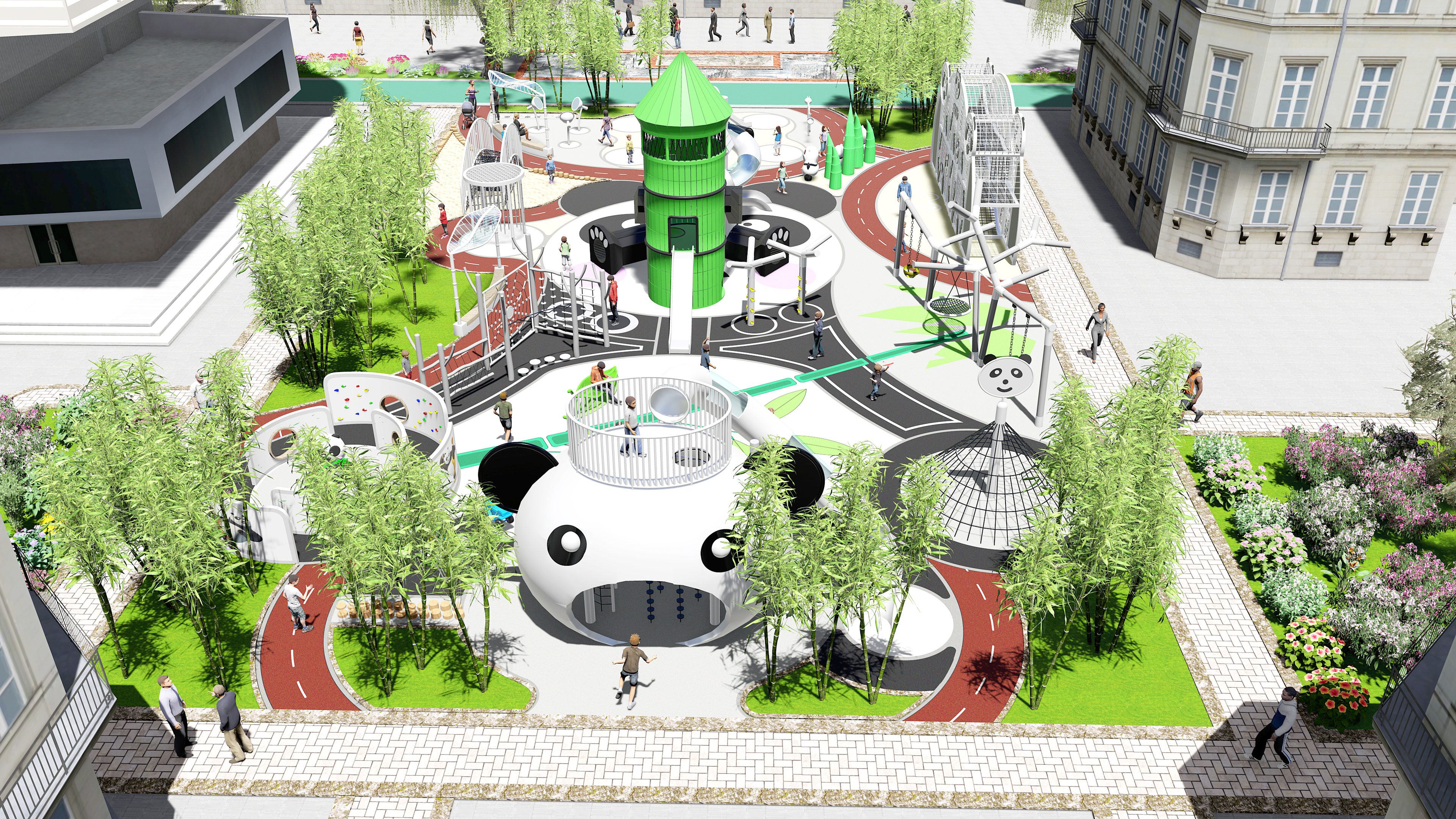 什么是戶外大型不銹鋼滑梯無動力游樂園？無動力游樂園設(shè)備有哪些？