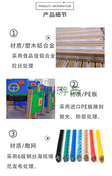 PE板塑料儿童游乐设备滑梯(图5)